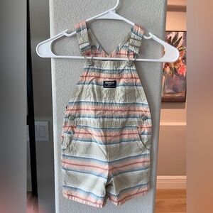 OshKosh B'gosh Kids Overalls - Pastel Stripes